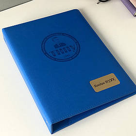 Папка сегрегатор з екошкіри А4 на подарунок студенту, шефу, вчителю