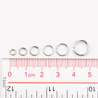 Набір Подвійних кілочків 4 ~ 10 мм, Залізні, Колір: Платина, Розмір: 4 мм/5 мм/6 мм/7мм/8мм/10 мм — загальна вага 94г, фото 4