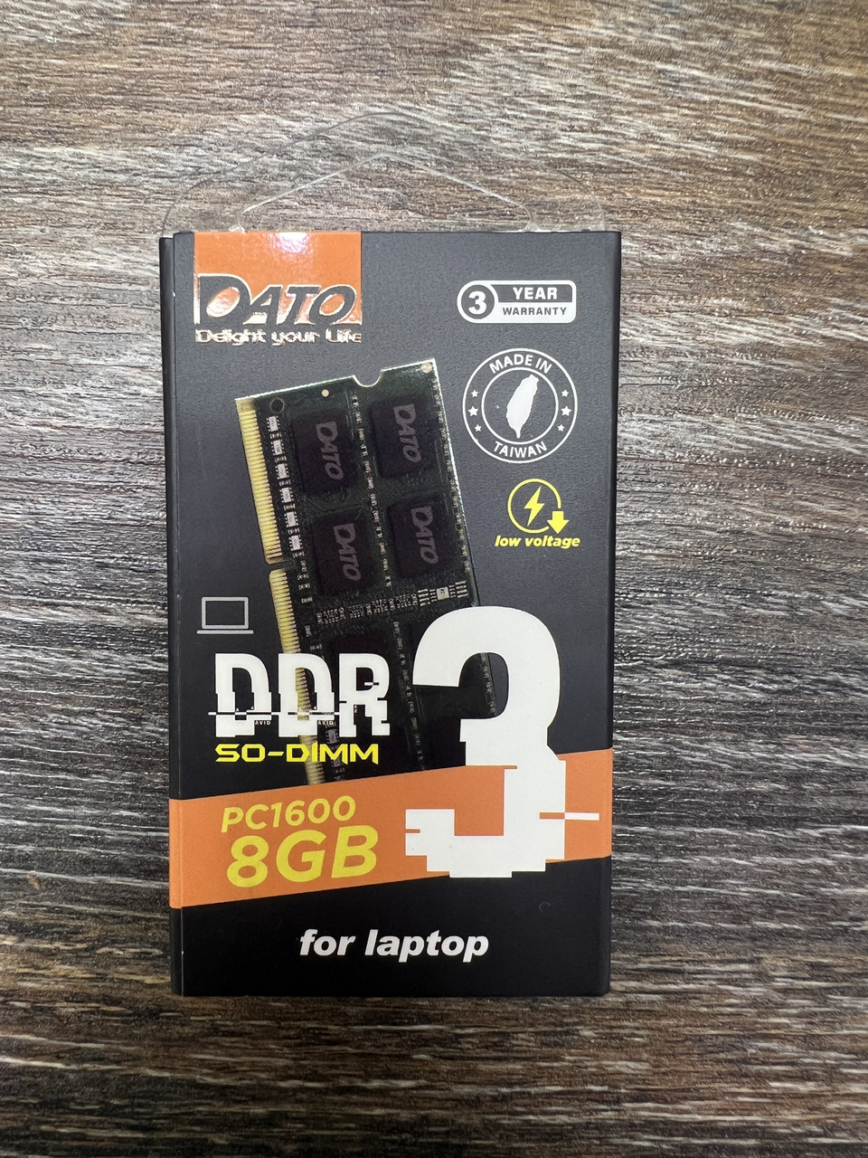 Оперативна памьять Dato DDR3L 8GB 1600Mhz