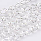 Ланцюг Віте Плетіння, Залізо, Колір: Срібло, Дзвено: 6.5х4.5мм, Товщина 0.8мм, фото 7