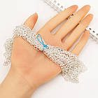 Ланцюг Віте Плетіння, Залізо, Колір: Срібло, Дзвено: 6.5х4.5мм, Товщина 0.8мм, фото 8