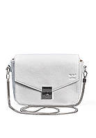 Жіноча шкіряна сумочка Yoko біла флотар The Wings
