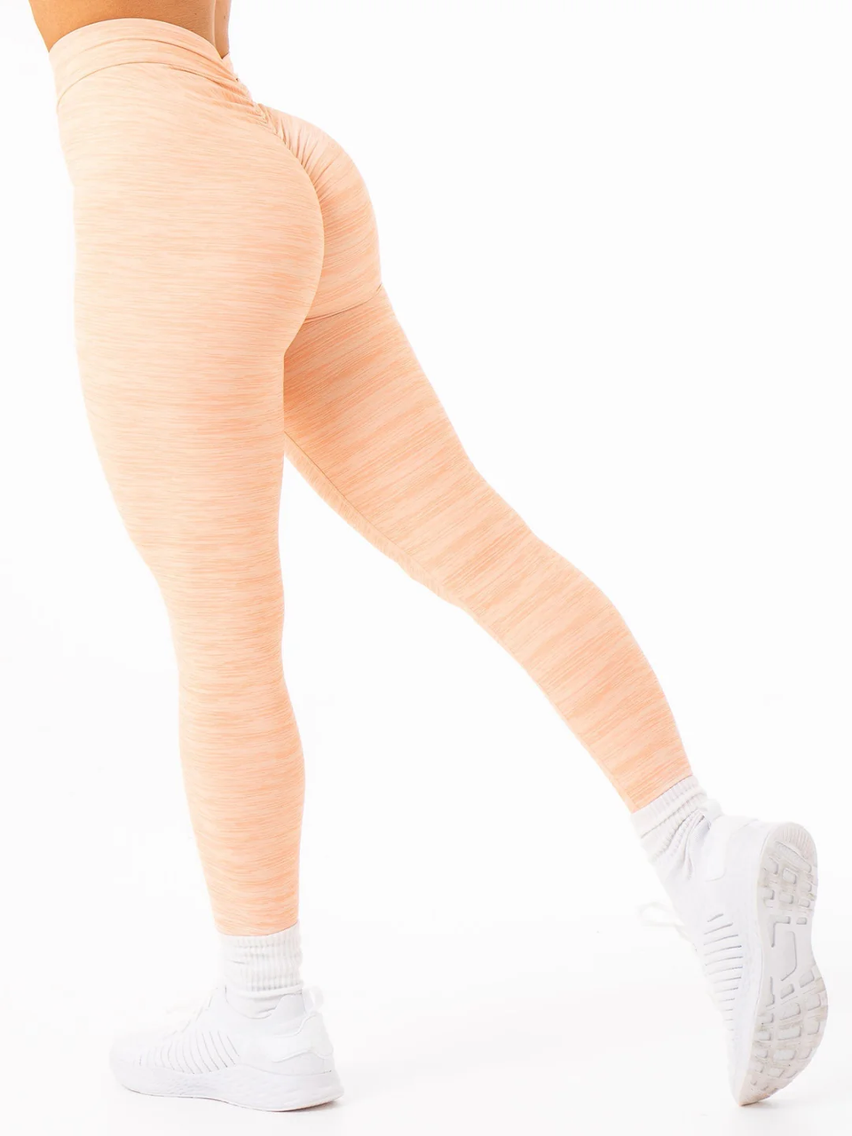 Легінси Ryderwear NKD V Scrunch Leggings - Blush Marl S/M