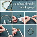 Концевики-затискачі для Шнура, Неіржавка сталь, Цет: Золото, Розмір: 10х3х2.5мм, Внутрішній Діаметр 2-2.5мм, фото 2