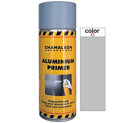 Ґрунт для алюмінію спрей сірий Chameleon Aluminium Primer Spray 400мл, фото 1