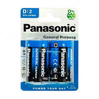 Від 6 шт. Батарейка Panasonic R20 BER/2p General Purpose  купити дешево оптом в інтернет-магазині