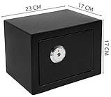 Сейф Malatec S8800 з ключами  3 ключі, захист цінностей, фото 6