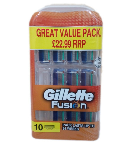 Картридж Gillette "Fusion" (10)