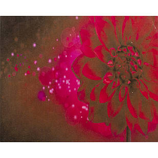 Алмазна Мозаїка за номерами Георгіна, Об'ємна, у рулоні, Стрази, 20х30см, 1 шт