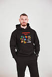 Чоловіче худі. Тепле худі. Друк на худі Назад у 2000-ті, фото 2