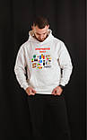 Чоловіче худі. Тепле худі. Друк на худі Назад у 2000-ті, фото 4