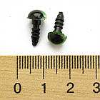 Око з фіксатором і Штифтом, для Іграшок, Круглі, Зелений, 8 мм, 40 шт, 20 пар, фото 6