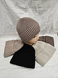 Шапка для підлітків та дорослих, на флісі., фото 2
