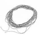 Ланцюг, Плетіння Кардана, Латунь, Колір: Платина, Дзвено: 0.9х0.6мм, 5 м, фото 9