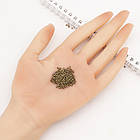 Бусини Затискні Стопери, Кримпи, Залізо, Круглі, Колір: Бронза, Розмір: 2х2мм, Отвір 1 мм, 20 г, фото 3