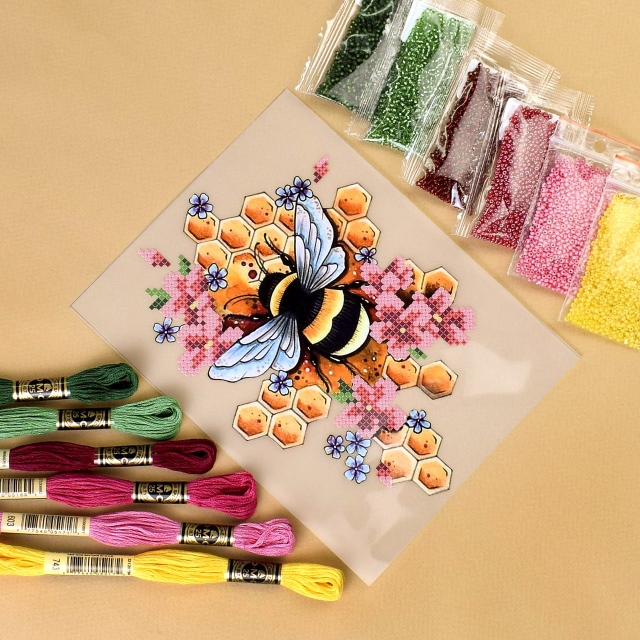 Термоналіпка для вишивання ТМ Кольорова А-5 (14х18 см) А5 Т-028, фото 1