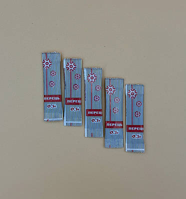 Перець у стіках 0,3г, Перець в індивідуальній упаковці 300шт/уп