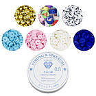 Набір Бусини та фурнітура для Браслетів і прикрас у Контейнері, приблизно 1800 шт./набір, 1 набор, фото 2