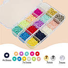 Набір Бусини та фурнітура для Браслетів і прикрас у Контейнері, приблизно 5500 шт./набір, 1 набор, фото 2