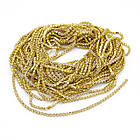 Ланцюг зі стразами, Латунь, Колір металу: Без Покриття, Колір Страз: Кристал, Ширина 2.7~2.8 мм, приблизно 280 шт./1м, фото 3