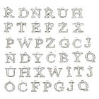 Кулони Підвіски Букви зі стразами, Платина, 14-19 мм, 40 шт, фото 4