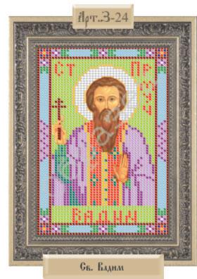 Схема Часткова для Вишивки А5, Бісером, Св. Презображувач Вадимі, ТМ Рішельє, Арт. З-24, 1 шт, фото 1