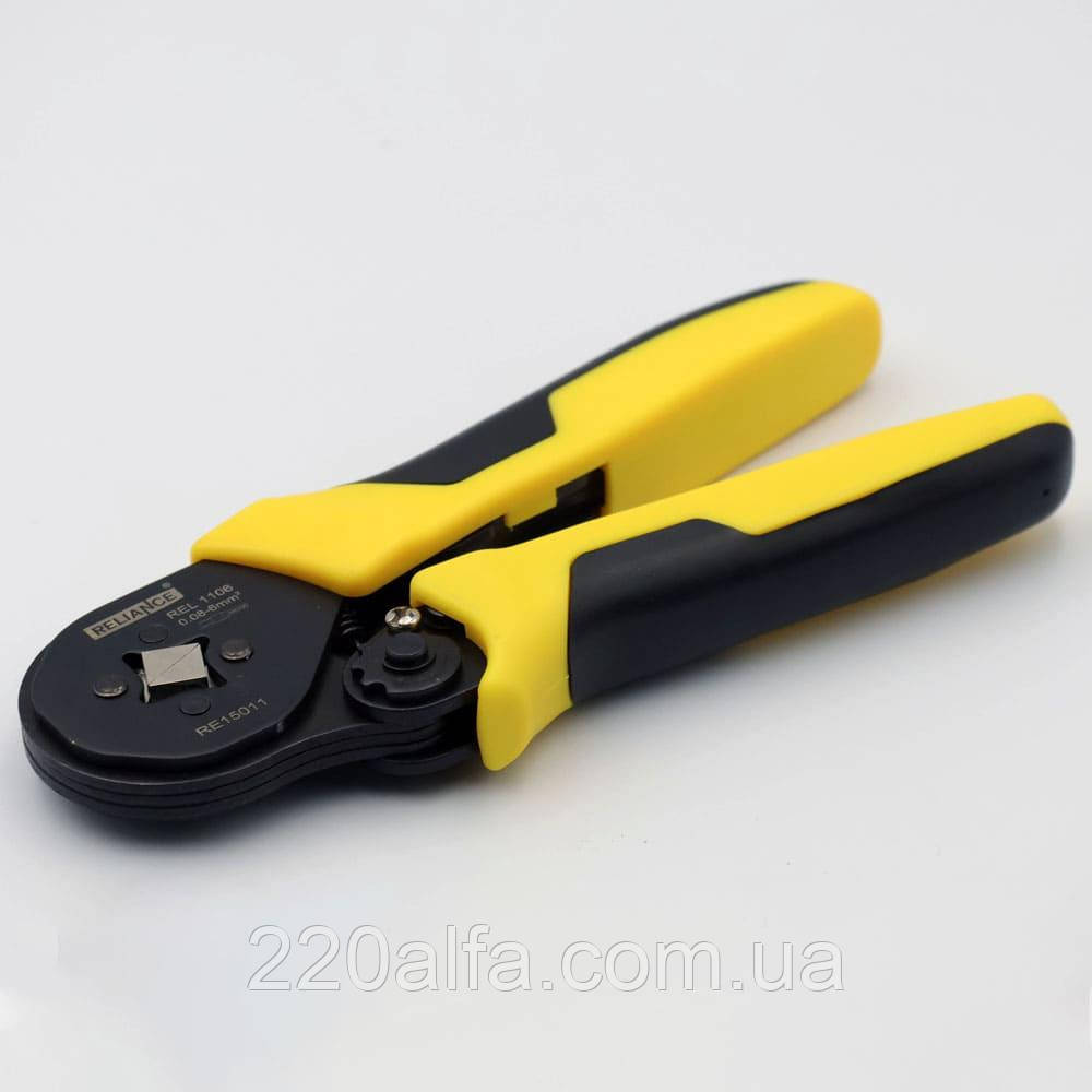 Кліщи для обтиску наконечників REL 1106 (HB, EN, 0,08-6) RELIANCE, фото 1