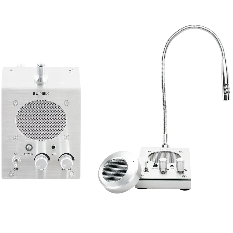 Переговорний пристрій Slinex AM-50 — антивандальний інтерком для кас, банків, АЗС, офісів