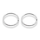 Срібло 925 Колічки Одинарні Відкриті, Колір: Платина, Розмір: 6х0.9мм, Внутрішній Діаметр 4 мм, 2 шт, фото 2