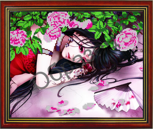 Схема Часткова для Вишивки А3, Бісером, задумливість, ТМ Рішельє, Арт. Н-48, 1 шт, фото 1