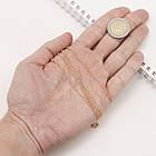 Ланцюг Віте Плетіння, Залізо, Колір: Світле Золото, Дзвено: 3х2мм, Товщина 0.6 мм, 5 м, фото 3