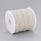 Ланцюг Віте Плетіння, Залізний, Колір: Срібло, Дзвено: 3х2х0.6мм, 5 м, фото 4