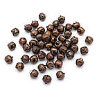 Кулони Дзвіночки, Залізо, Колір: Мідь, Розмір: 10х10х10мм, Отвір 3х1мм, 50 шт, фото 2