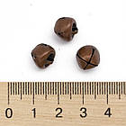 Кулони Дзвіночки, Залізо, Колір: Мідь, Розмір: 10х10х10мм, Отвір 3х1мм, 50 шт, фото 4