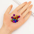 Підвіски Шарми Дзвіночки, Залізні, Мікс, 10 мм, 50 шт, фото 4