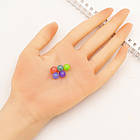 Набір Акрилові бусини Желе Круглі Гранні, Мікс, 8 мм, отвір 1.5 мм, приблизно 400 шт./пач, 1 набор, фото 4