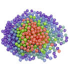Набір Акрилові бусини Желе Круглі Гранні, Мікс, 8 мм, отвір 1.5 мм, приблизно 400 шт./пач, 1 набор, фото 6