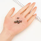 Бейл зі Сплава, Рондель, Колір: Бронза, Розмір: 8х5мм, Внутрішній Діаметр 5 мм, Отвір 2 мм, 20 шт, фото 2