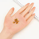 Бейл зі Сплава, Рондель, Колір: Античне Золото, Розмір: 8х5мм, Внутрішній Діаметр 5 мм, Отвір 2 мм, 20 шт, фото 2