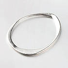 Конектор Овал, Сплав, Колір: Платина, Розмір: 62х48х2мм, Отвір 53х43мм, 2 шт, фото 4