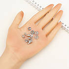 Конус Шапочки для Бусин Мікс, Античне Срібло, 5~30x3~12 мм, Отвір 1~2.5 мм, приблизно 38 шт./20г, фото 3