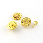 Основа для Значка з Платформою та кріпленням, Цинга-Метелик, Діаметром 4,5 мм, Кріпленням 12 мм, (20 шт.), фото 9