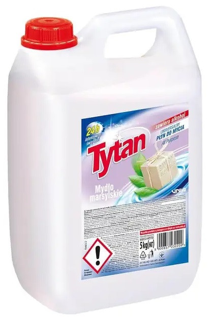 Рідина для миття 5кг "Марсельське мило" універсальна 23020 (1) (TYTAN), фото 1