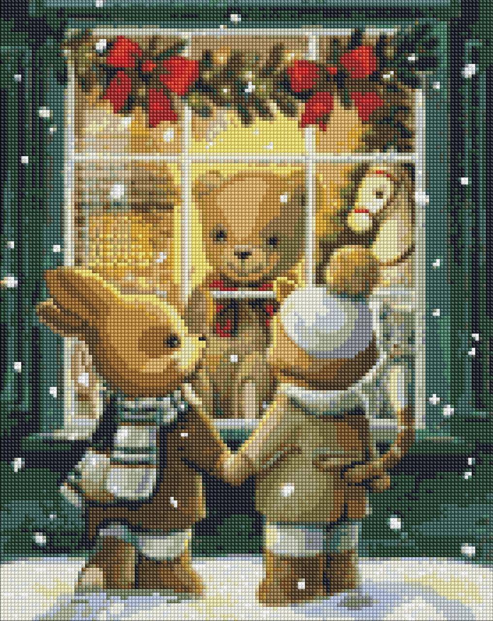 Алмазна мозаїка Ideyka AMO7768 Магазин іграшок, 40х50см. на підрамнику