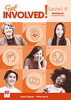 Книга для вивчення англійської мови. Get Involved for Ukraine 4 Workbook with Digital Workbook