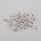 Швензи Гачки для Сережок, Екологічний Пластик із Кулькою з неіржавкої сталі, Розмір: 15.5х8х0.7мм, 10 шт, фото 7