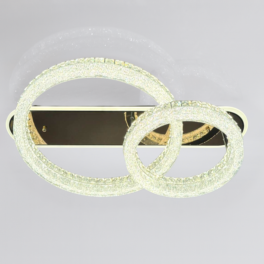 Кришталева люстра на стелю Linisoln 120W до 20 м² колір Золотистий 635-60*40 Золото, фото 1