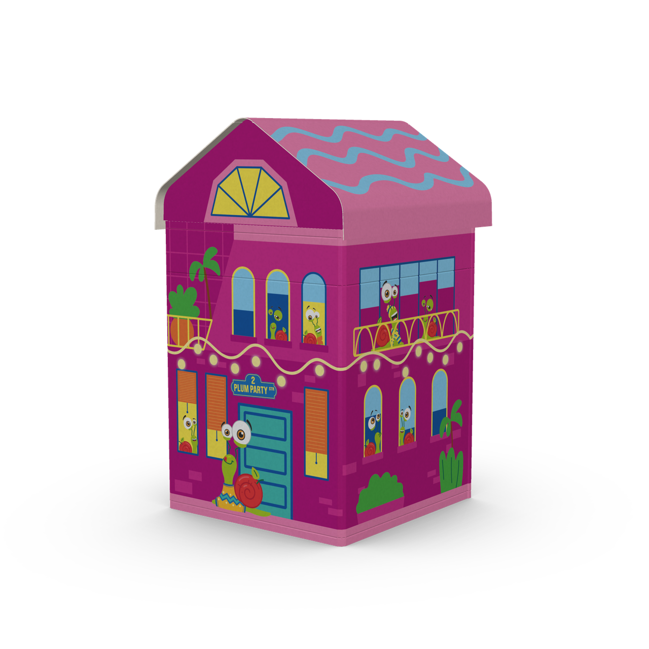 Набір Равлик Боб Подарунковий Будинок, Plum party 5, 384 г, фото 1