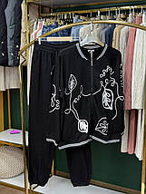 Шикарний жіночий костюм, тканина "Трикотаж" 52/54, 56/58 розмір 52/54, фото 3