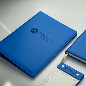 Папка для зберігання документів А4 з екошкіри на подарунок студенту, шефу, директору, вчителю